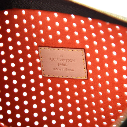 Louis Vuitton Monogram Perforated Pochette Accessories Bag Orange 6 of 10