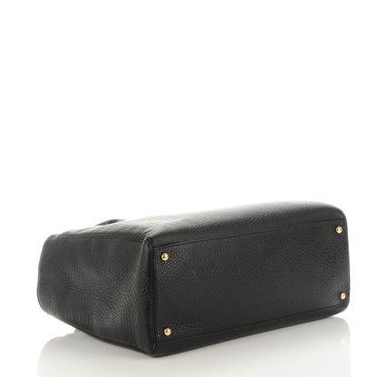 Chanel Deerskin Cerf Executive Shopper Tote Black 4 of 7