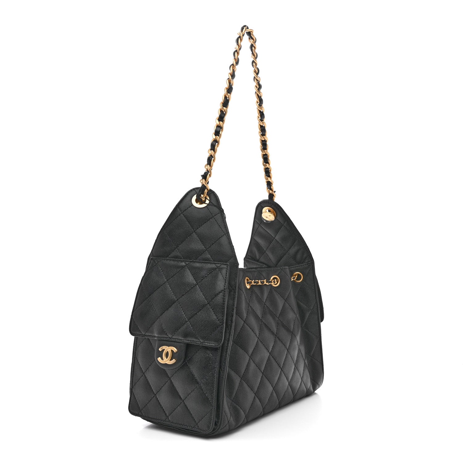 Chanel Caviar Quilted Small Chanel 25 Handbag Black 3 of 11