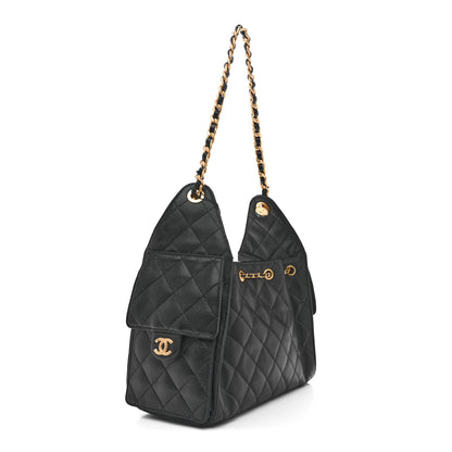 Chanel Caviar Quilted Small Chanel 25 Handbag Black 3 of 11