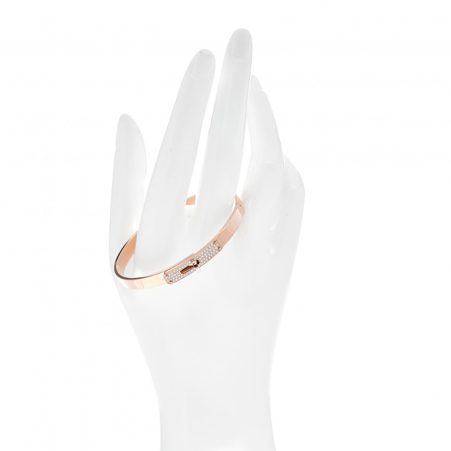 18K Rose Gold Diamond PM Kelly Pave Bracelet SH
