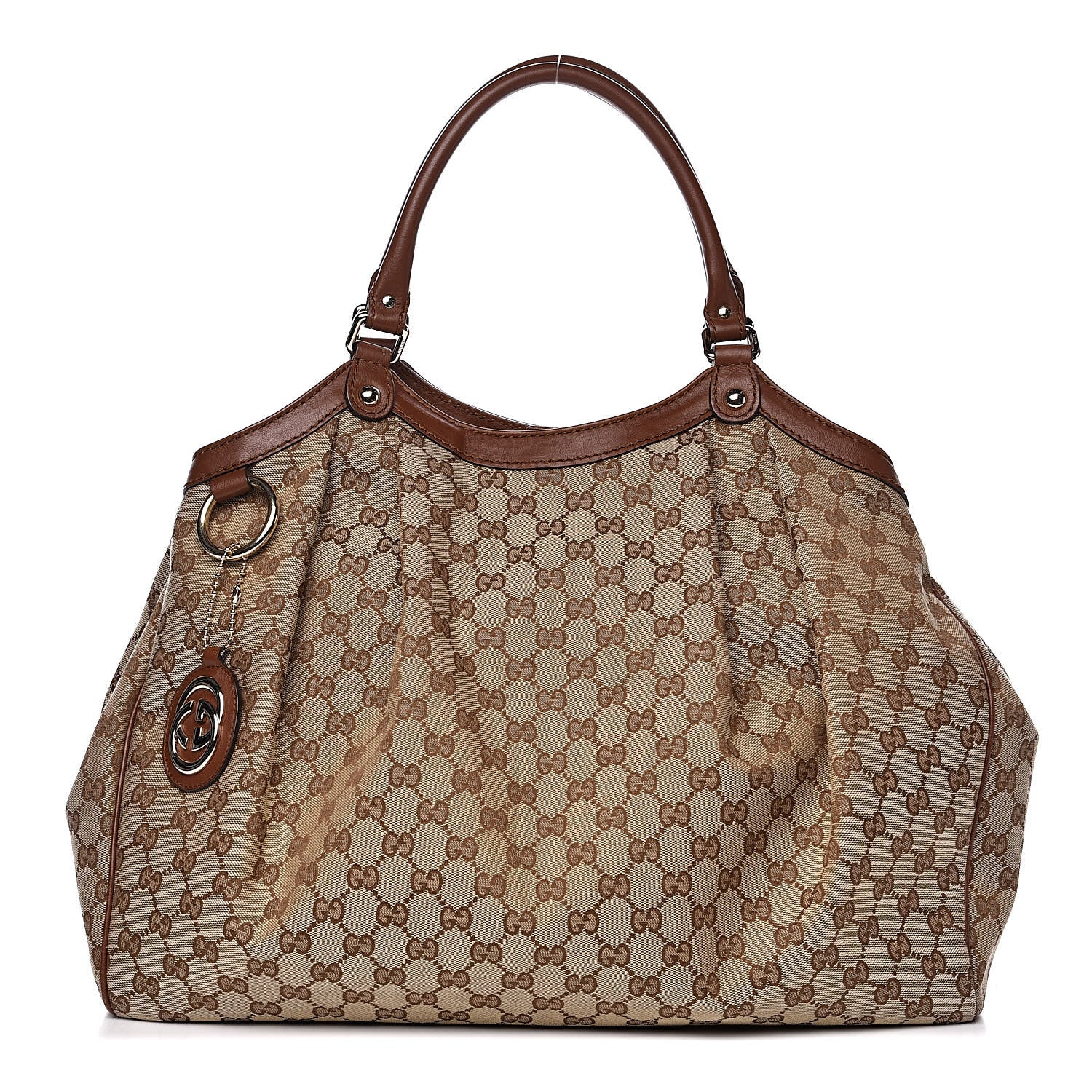 Gucci Monogram Large Sukey Tote Brown 1 of 11