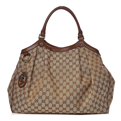 Gucci Monogram Large Sukey Tote Brown 1 of 11