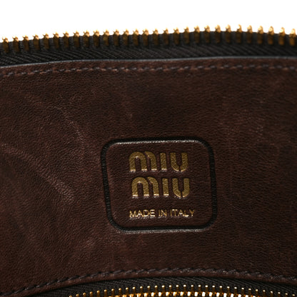 Miu Miu Nappa Aviator Small Aventure Bag Radica 6 of 9