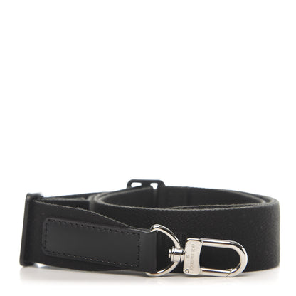 Louis Vuitton Canvas Adjustable Shoulder Strap Black 1 of 3