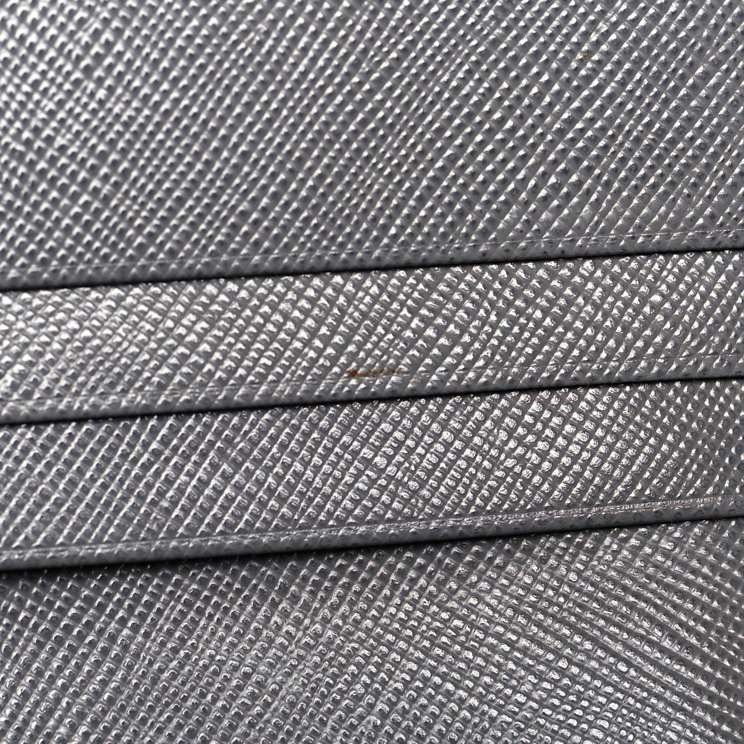 Prada Saffiano Fiocco Bow Continental Wallet Grey 9 of 10
