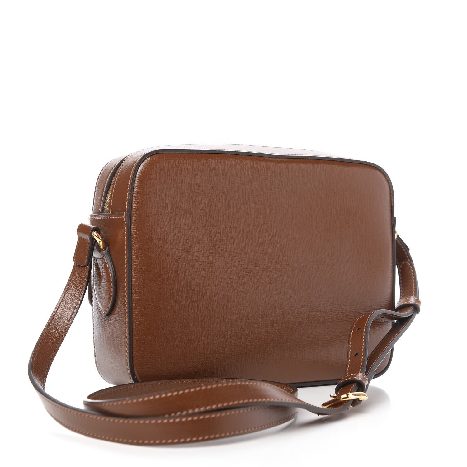 Gucci Azalea Calfskin Small Horsebit 1955 Shoulder Bag Brown Sugar 3 of 10