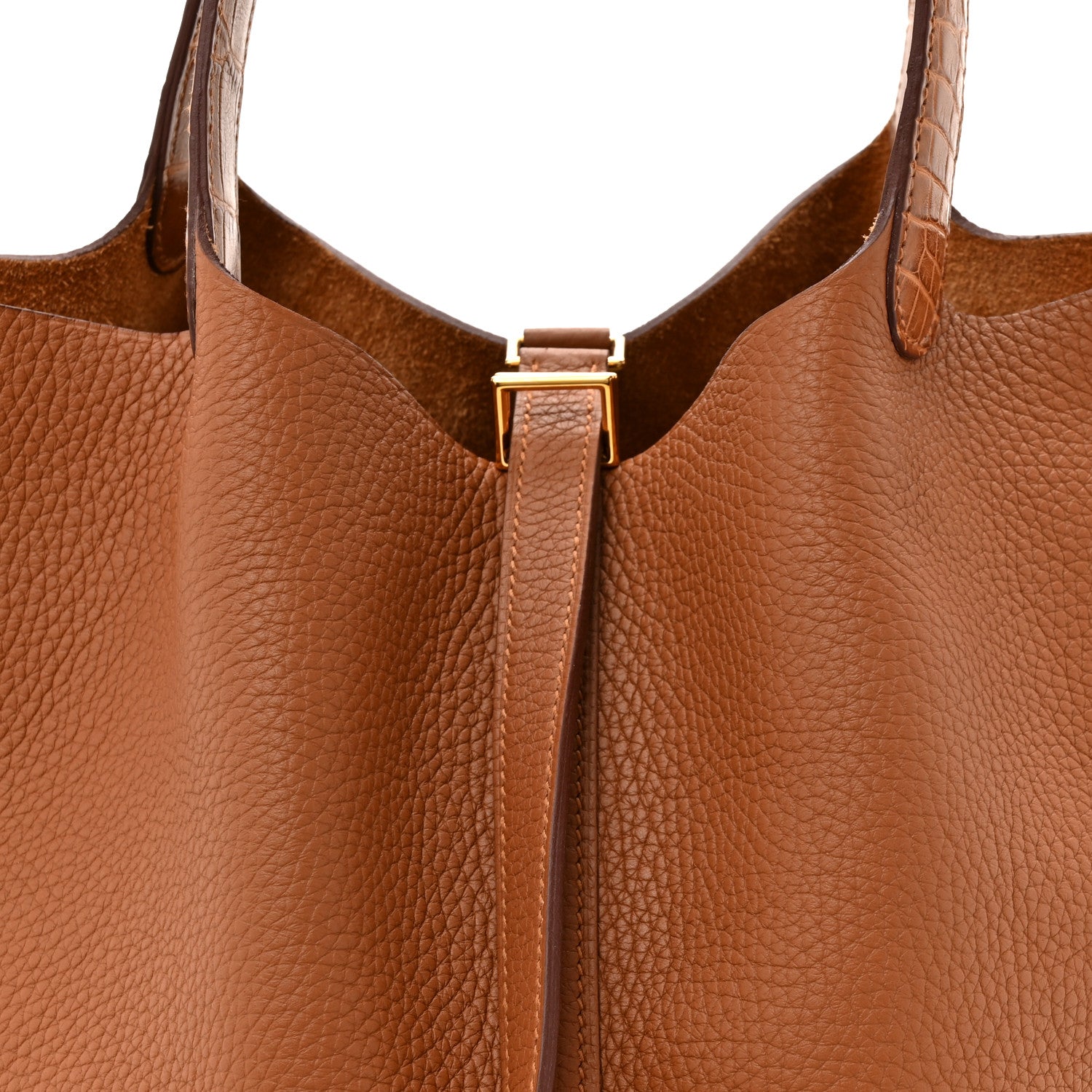 Hermes Taurillon Clemence Matte Alligator Picotin Lock Touch 22 MM