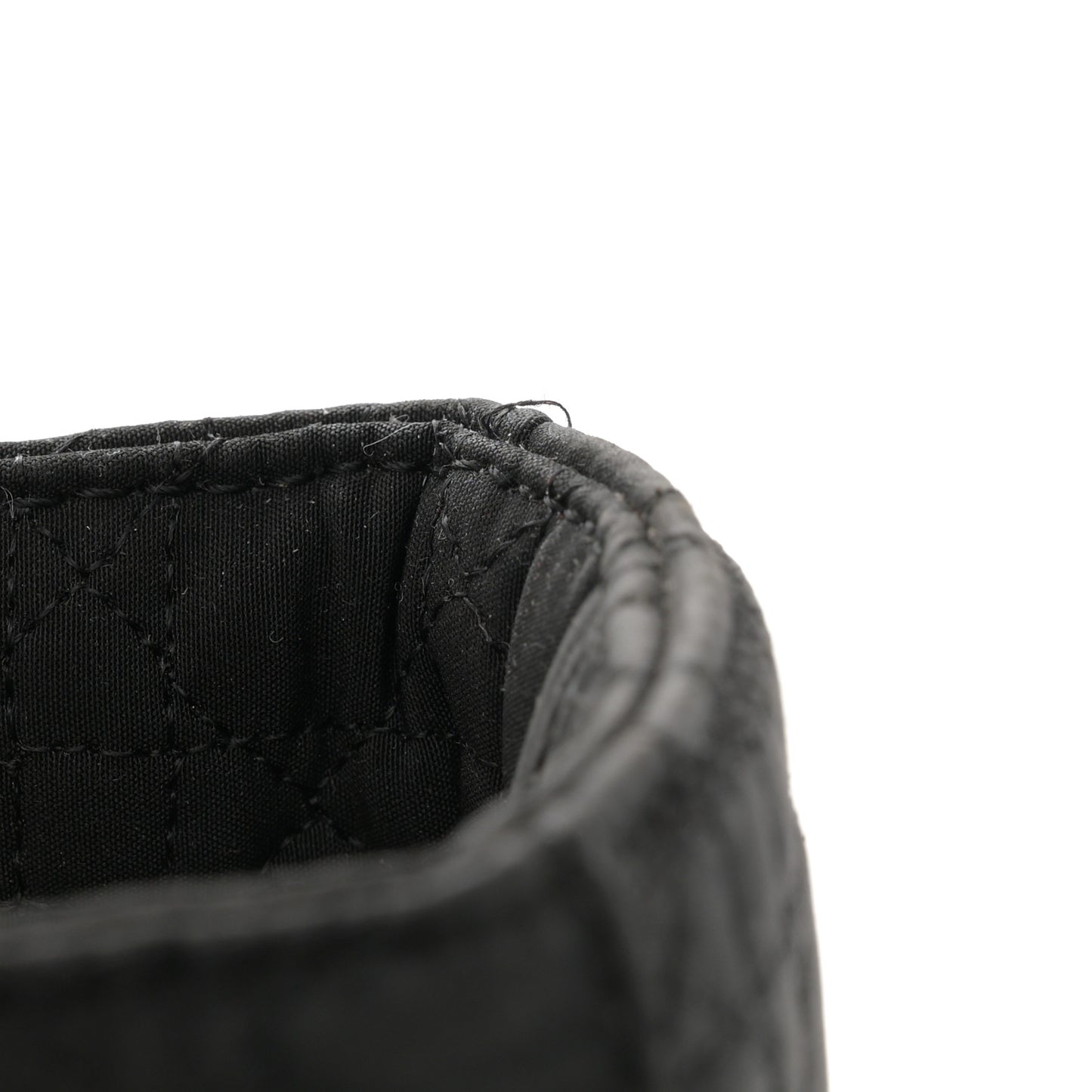 Nylon Cannage Medium Lady Dior Black