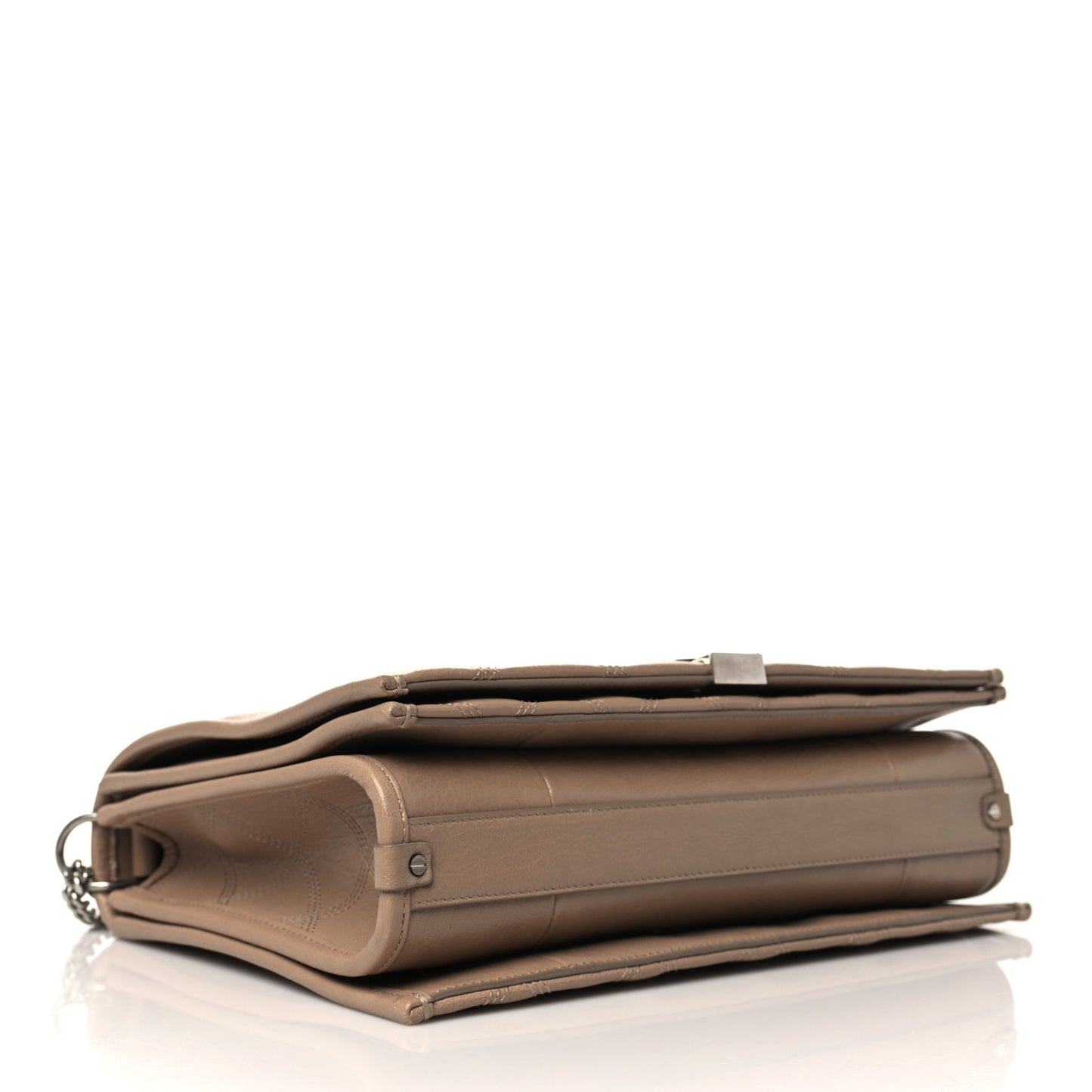 Lambskin Quilted Small Becky Chain Bag Gold Sand