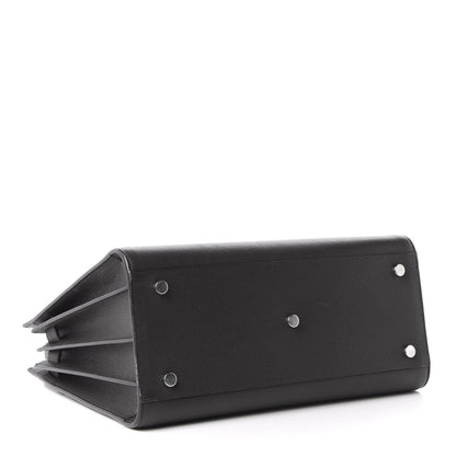 Saint Laurent Grained Calfskin Small Sac De Jour Graphite 4 of 13
