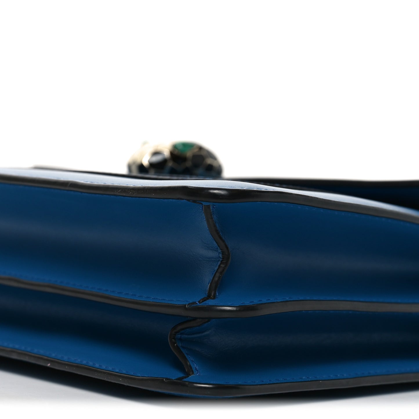 Calfskin Serpenti Forever Shoulder Bag Blue
