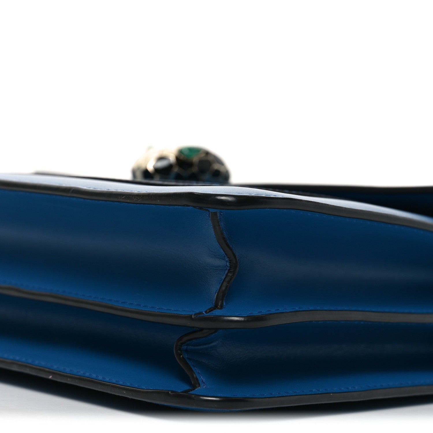 Bulgari Calfskin Serpenti Forever Shoulder Bag Blue 9 of 9