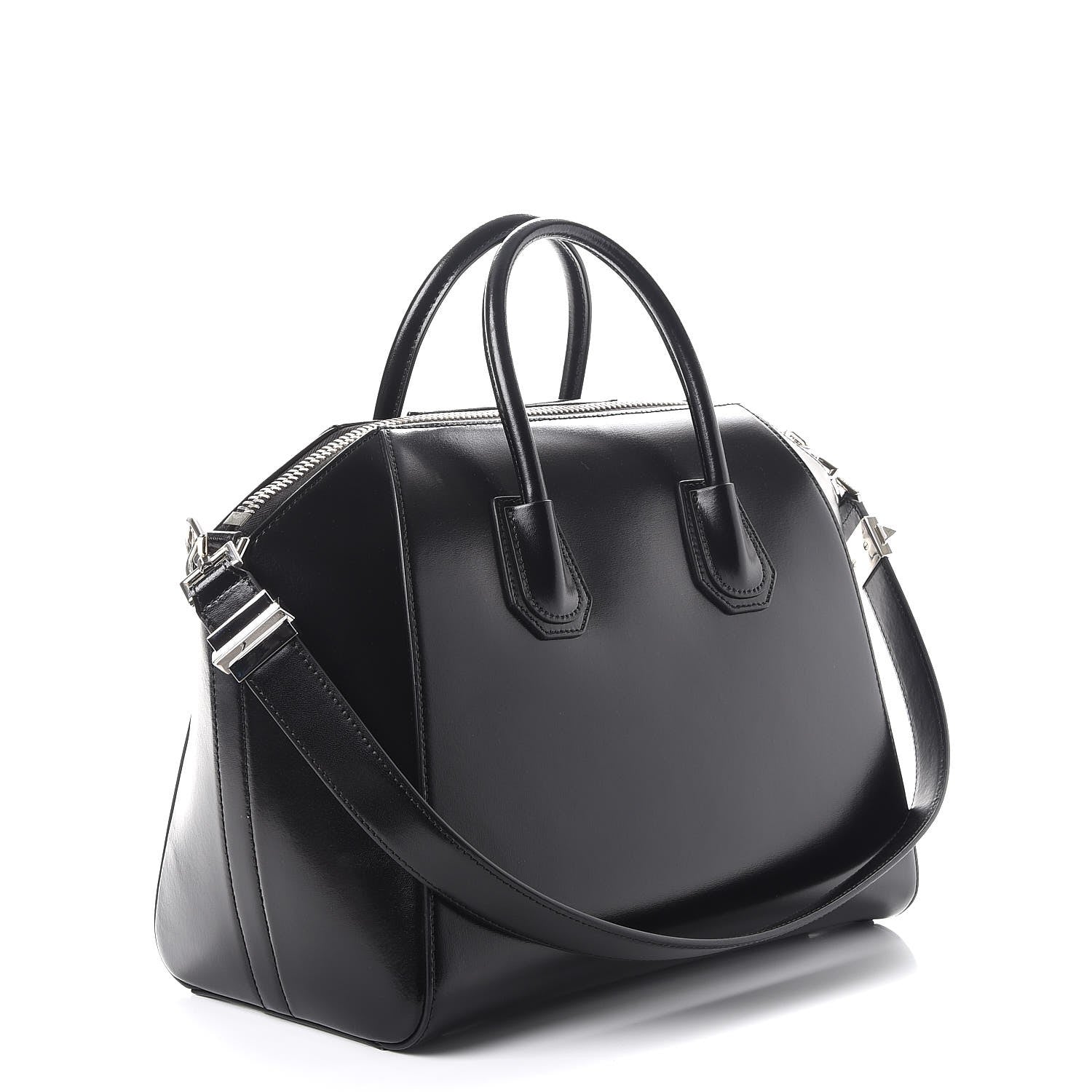 Givenchy Shiny Lord Calfskin Medium Antigona Black 3 of 10
