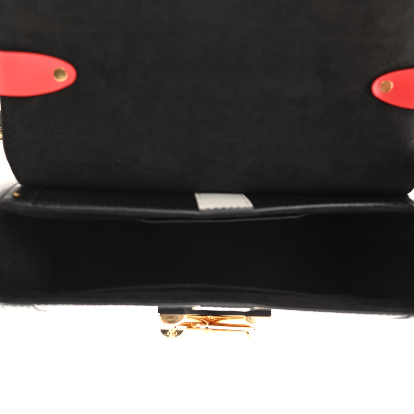 Epi Monogram Complice Trunks and Bags Twist Shoulder Bag MM Black