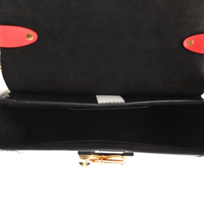 Louis Vuitton Epi Monogram Complice Trunks and Bags Twist Shoulder Bag MM Black 8 of 13