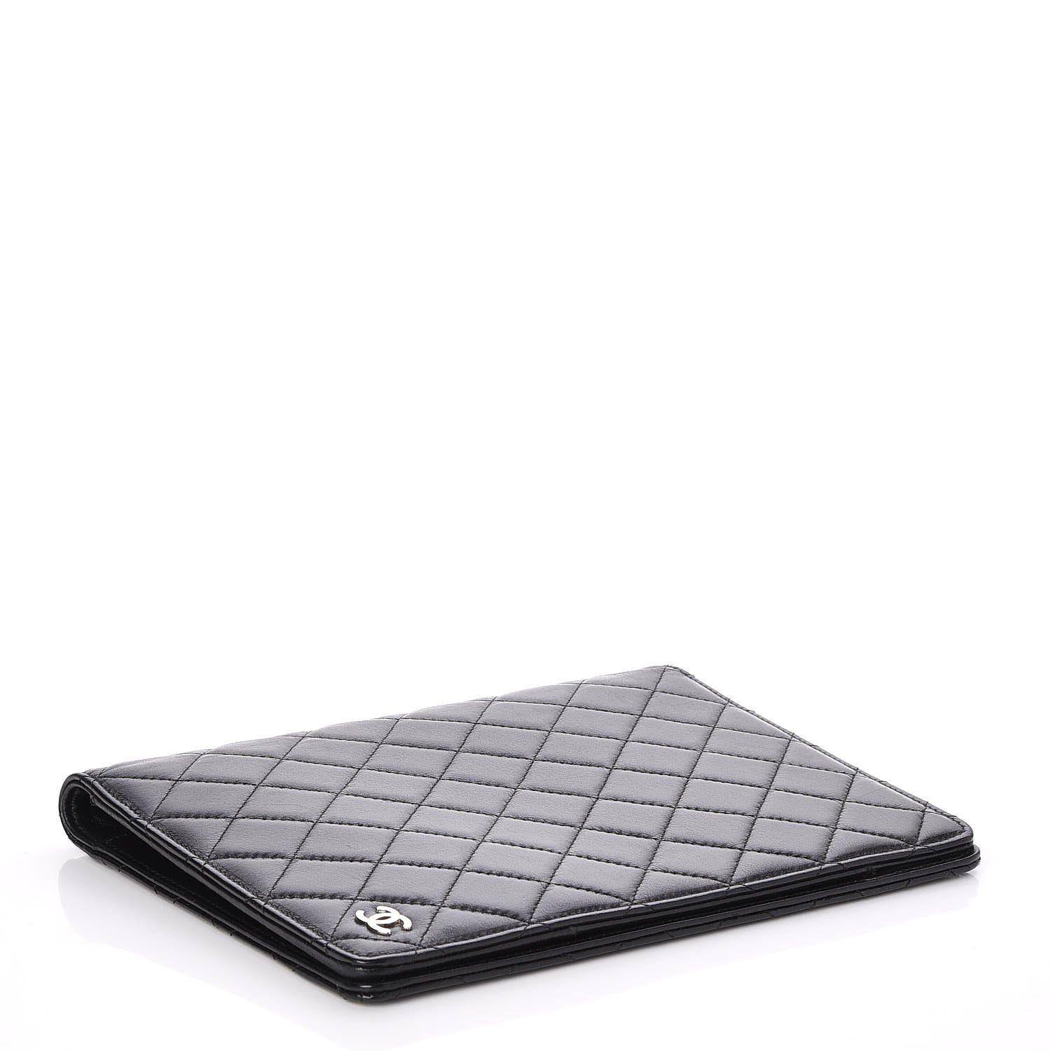 Chanel Lambskin Quilted Large Agenda Cover Black 4 of 9
