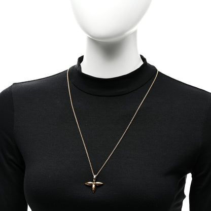 Louis Vuitton Louisette Necklace Gold Silver 2 of 5