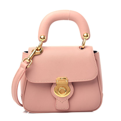 Burberry Trench Calfskin Mini DK88 Top Handle Bag Light Pink 1 of 13