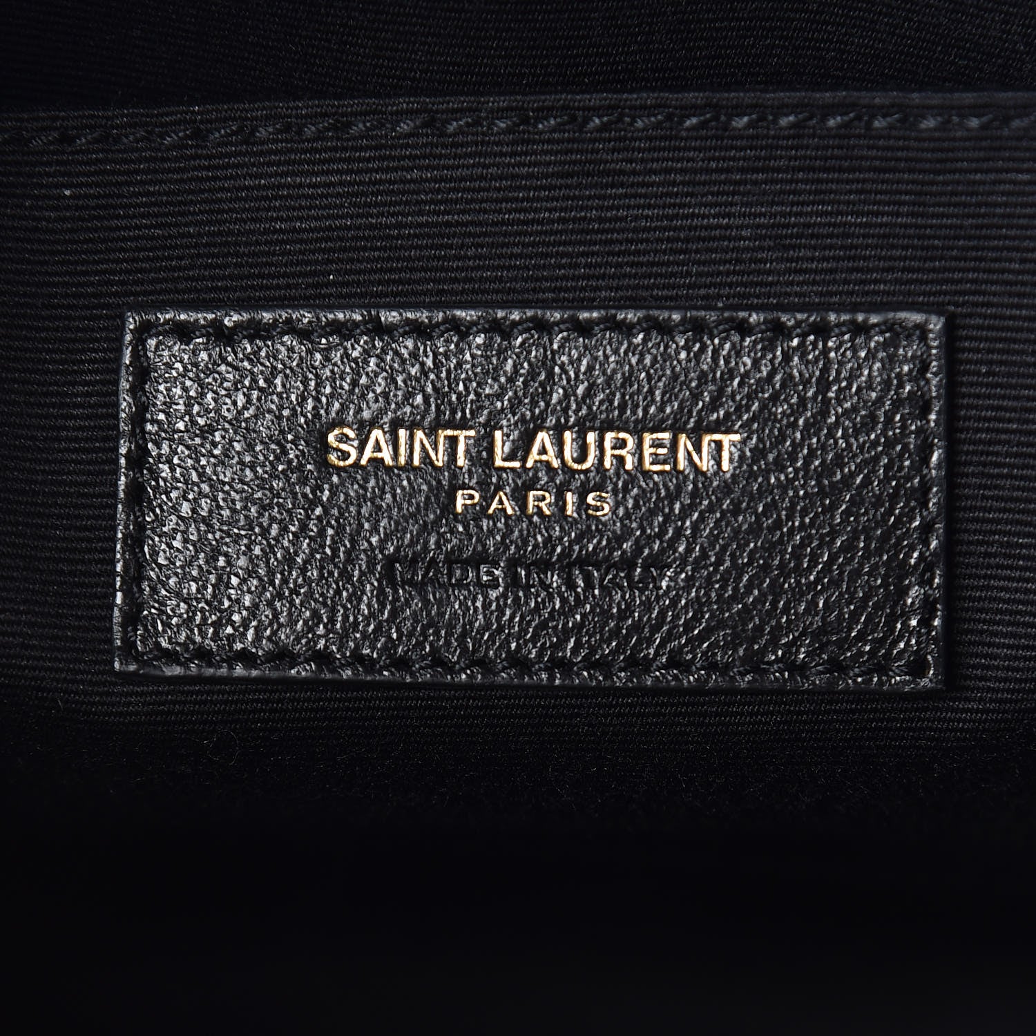 Saint Laurent Calfskin Lame Monogram Small Lou Camera Bag Gold Olive 6 of 10