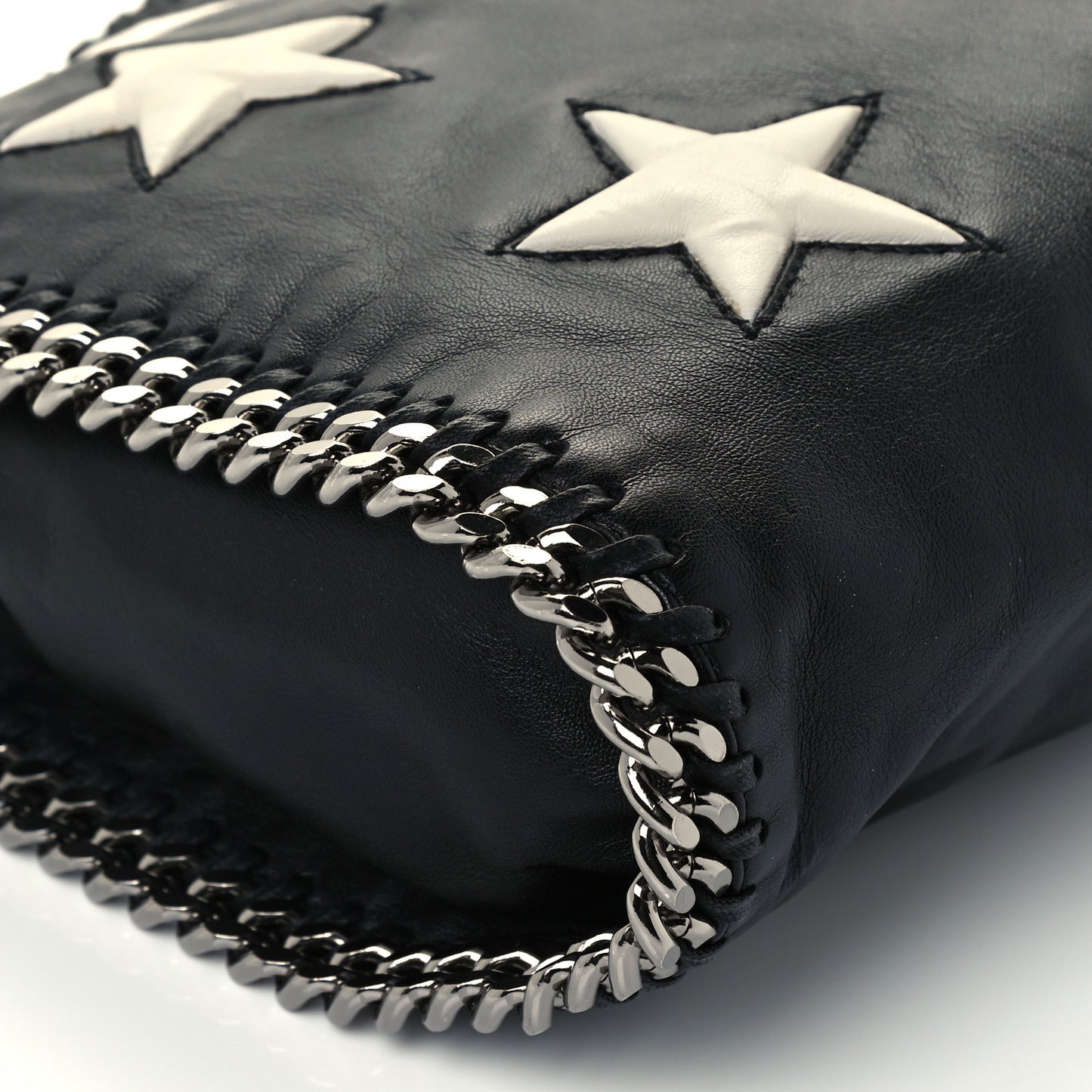 Alter Nappa Embossed Mini Star Falabella Tote Black