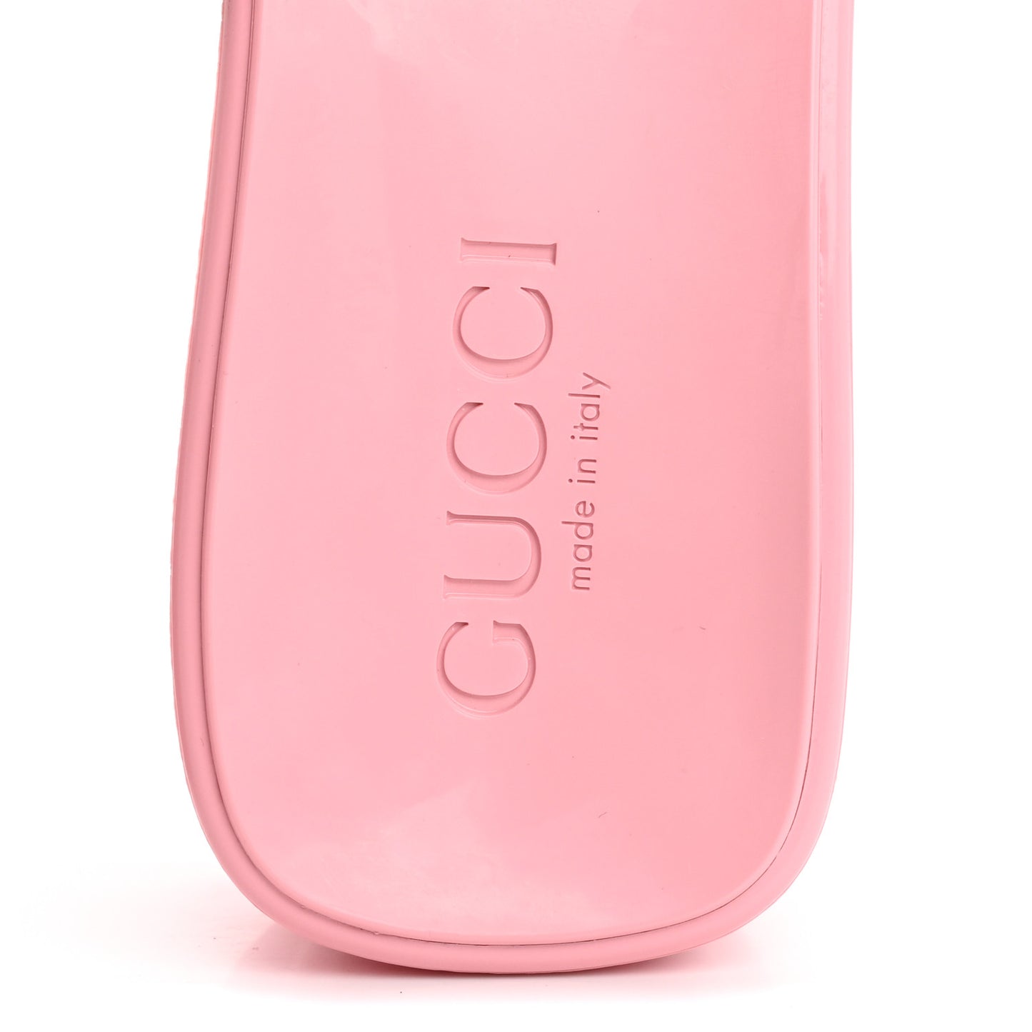 Rubber Gucci Logo Womens Platform 20/60mm Slide Sandals 37 Wild Rose