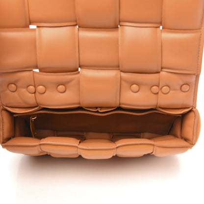 Bottega Veneta Lambskin Maxi Intreccio Padded Chain Cassette Crossbody Bag Clay 5 of 9