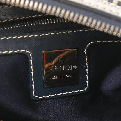 Fendi Zucca Boston Navy 5 of 13