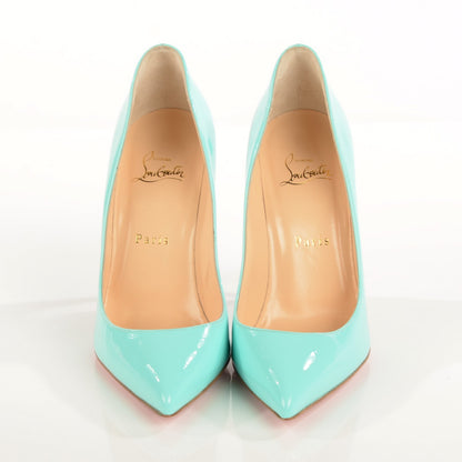 Christian Louboutin Patent Pigalle Follies 100 Pumps 38.5 Opaline 2 of 7