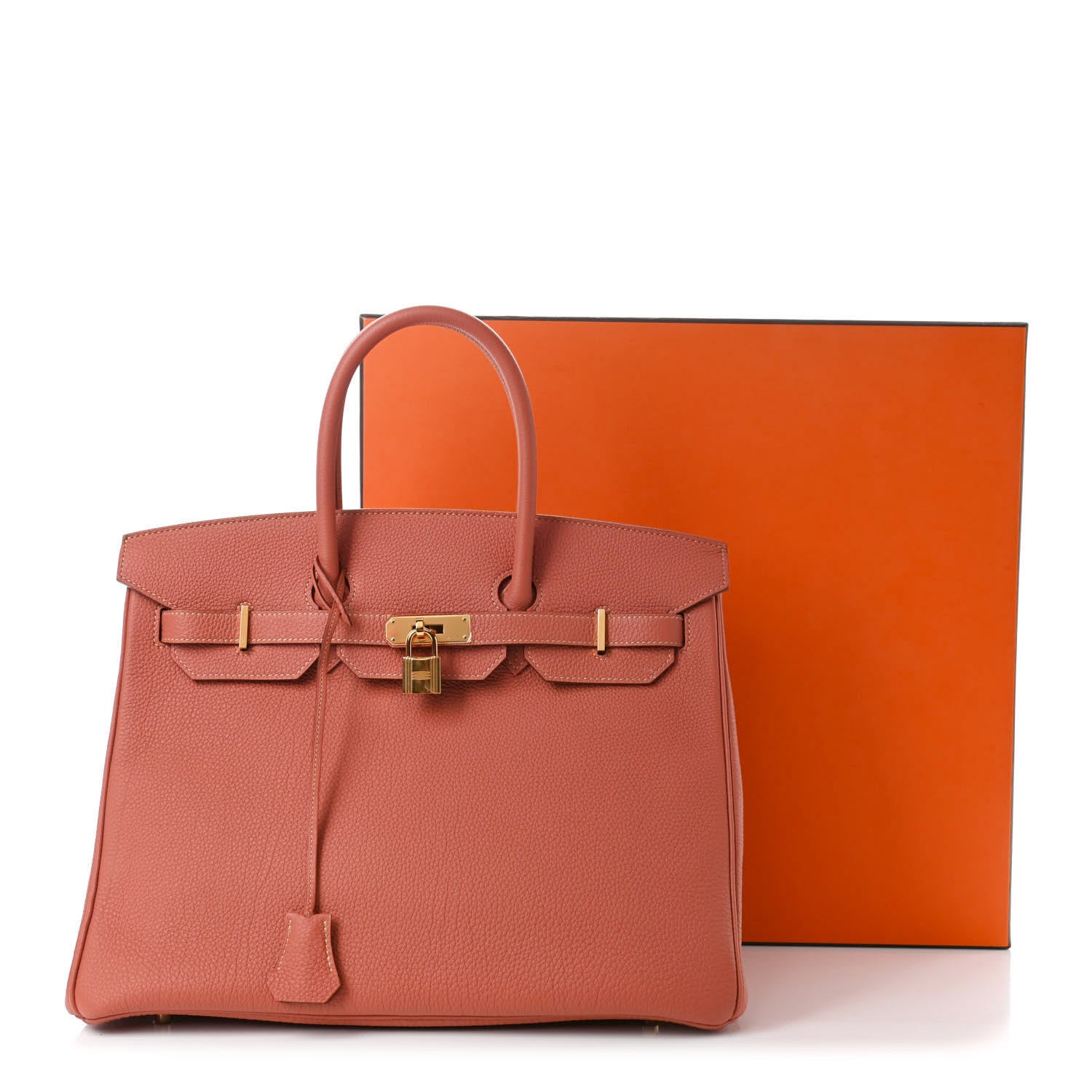 Hermes Togo Birkin 35 Rose Thé 10 of 10