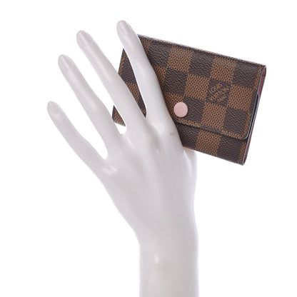 Louis Vuitton Damier Ebene Multicles 6 Key Holder Rose Ballerine 2 of 7