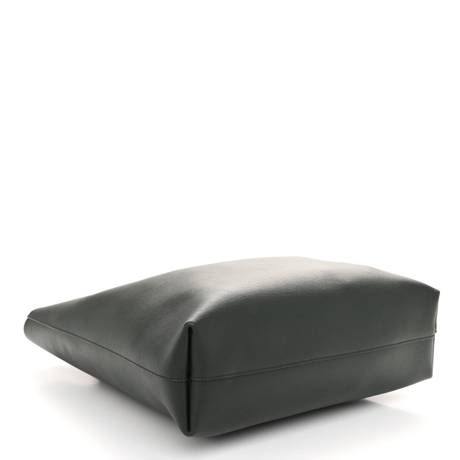 Saint Laurent Calfskin North-South Shopping Tote Green 5 of 10