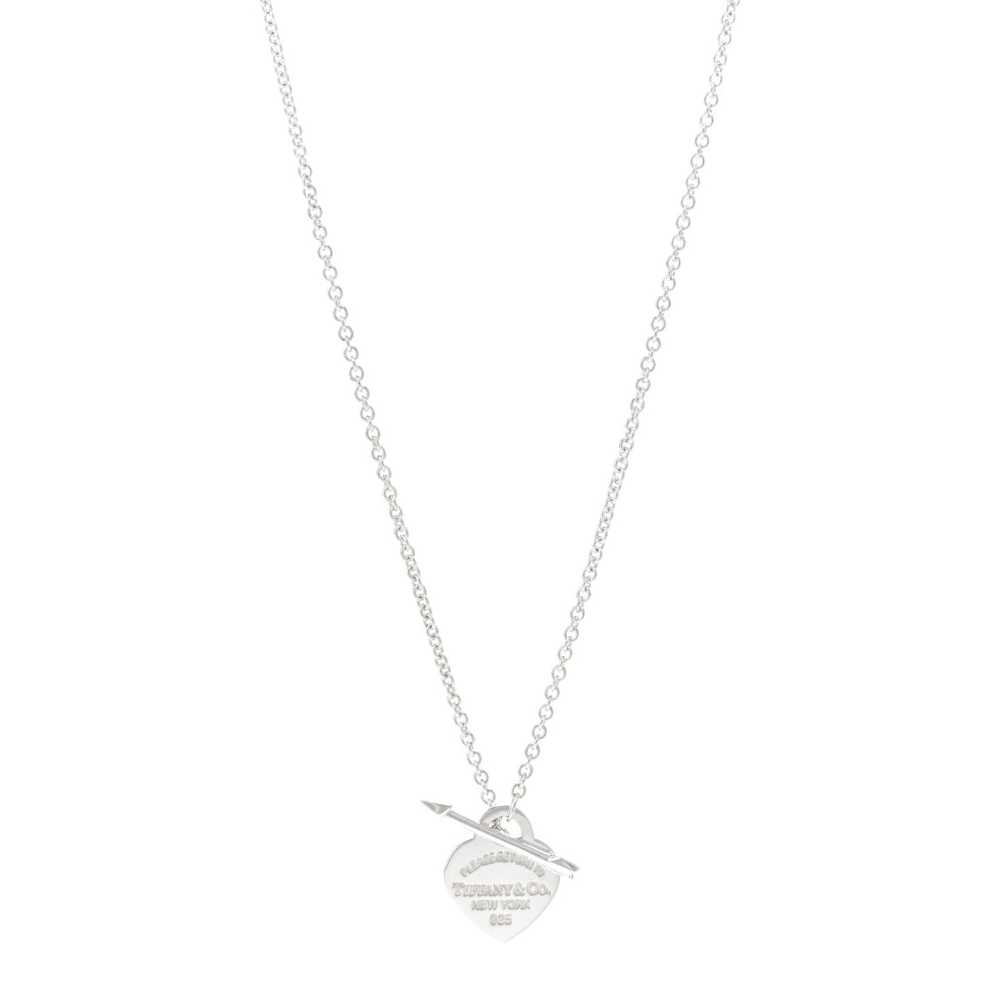 Sterling Silver Small Return to Tiffany Lovestruck Pendant Necklace