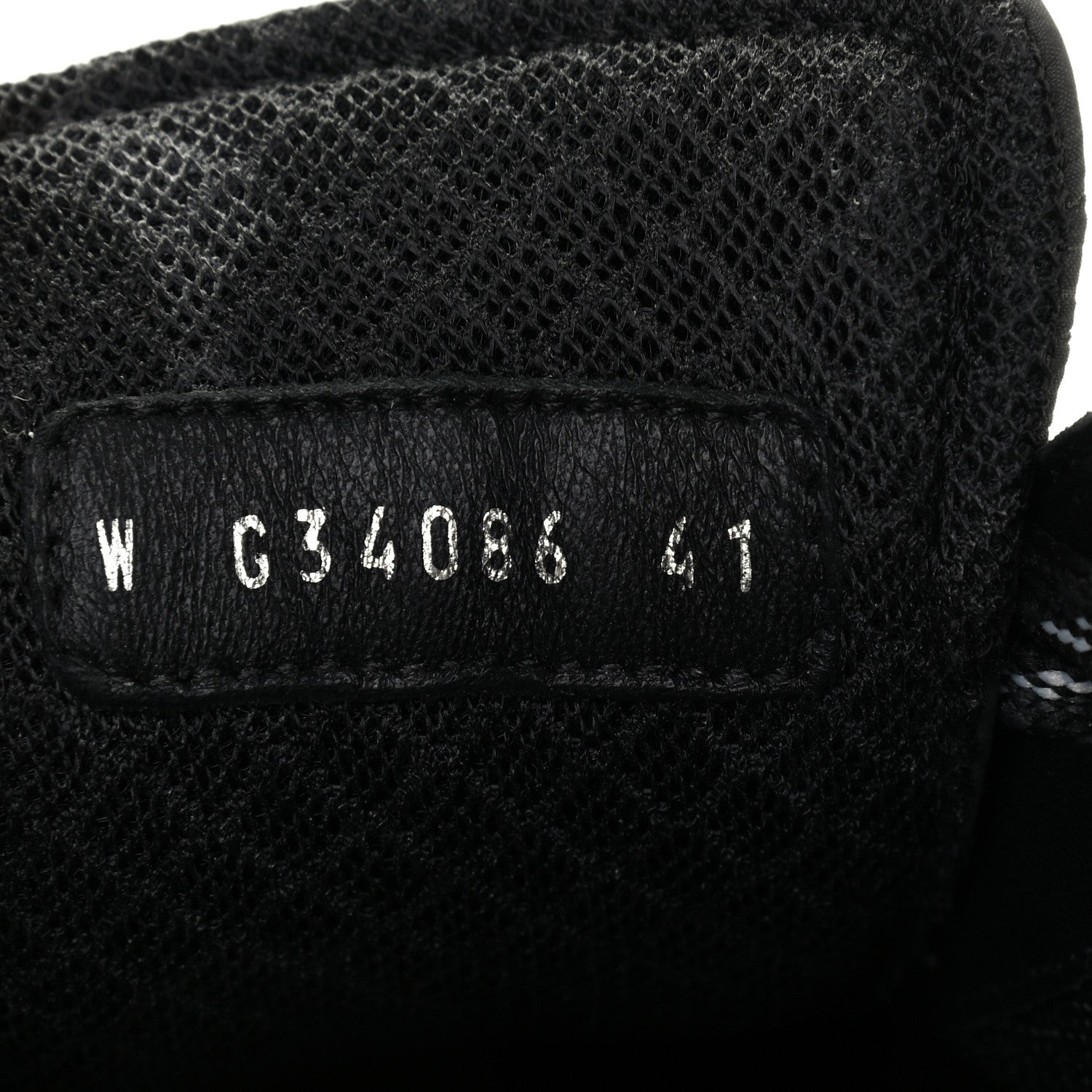 Chanel Nylon Calfskin Suede Womens CC Sneakers 41 Black Grey White 8 of 10