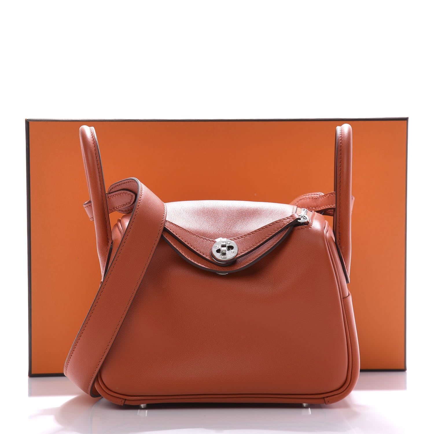 Hermes Swift Verso Mini Lindy 20 Terre Battue Sesame 11 of 11