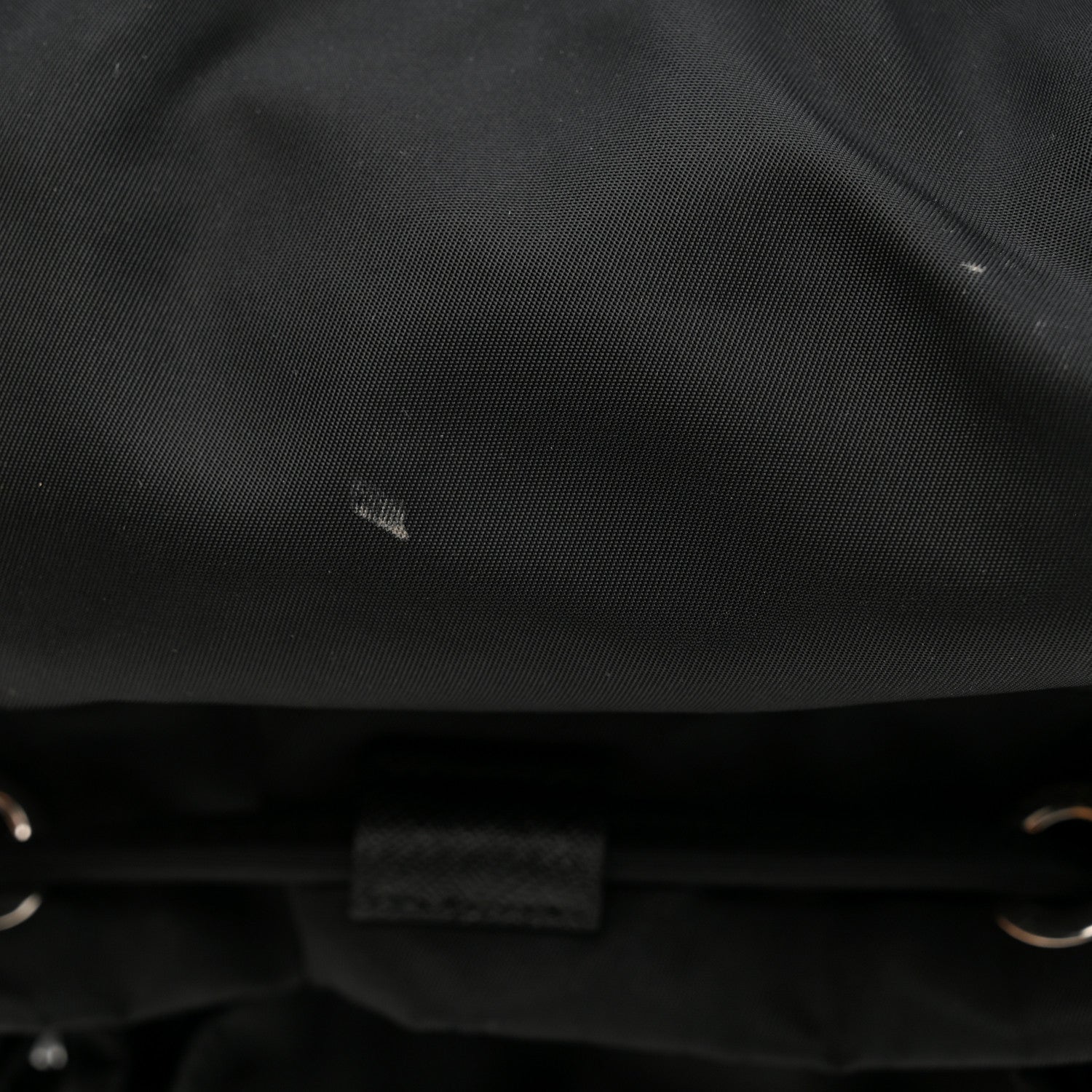 Prada Tessuto Nylon Saffiano Small Backpack Black 11 of 12