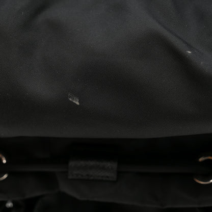 Prada Tessuto Nylon Saffiano Small Backpack Black 11 of 12