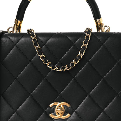 Chanel Lambskin Mini Carry Chic Flap Black 8 of 16