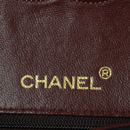 Chanel Lambskin Quilted Medium Double Flap Black 7 of 9