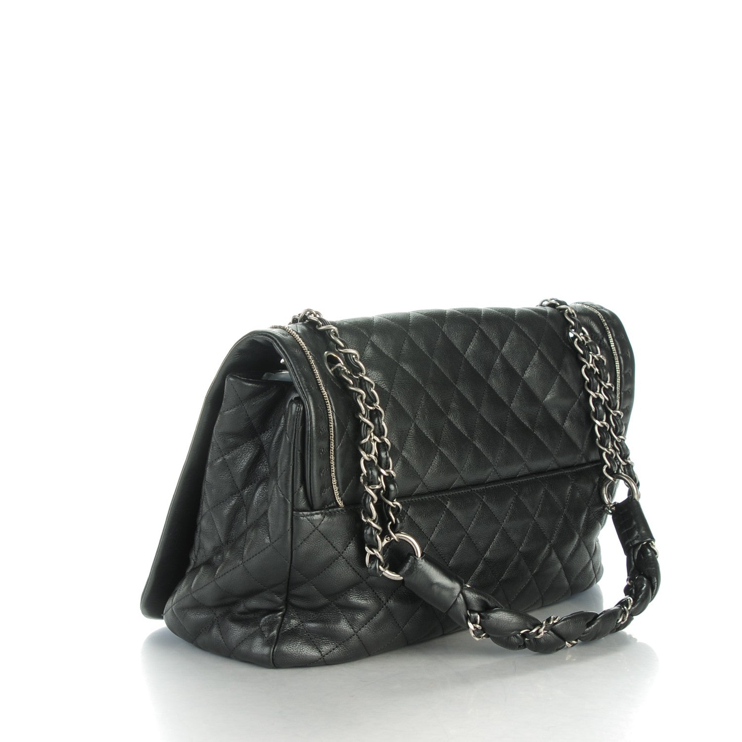 Chanel Calfskin Quilted Large Istanbul Flap Black 3 of 7