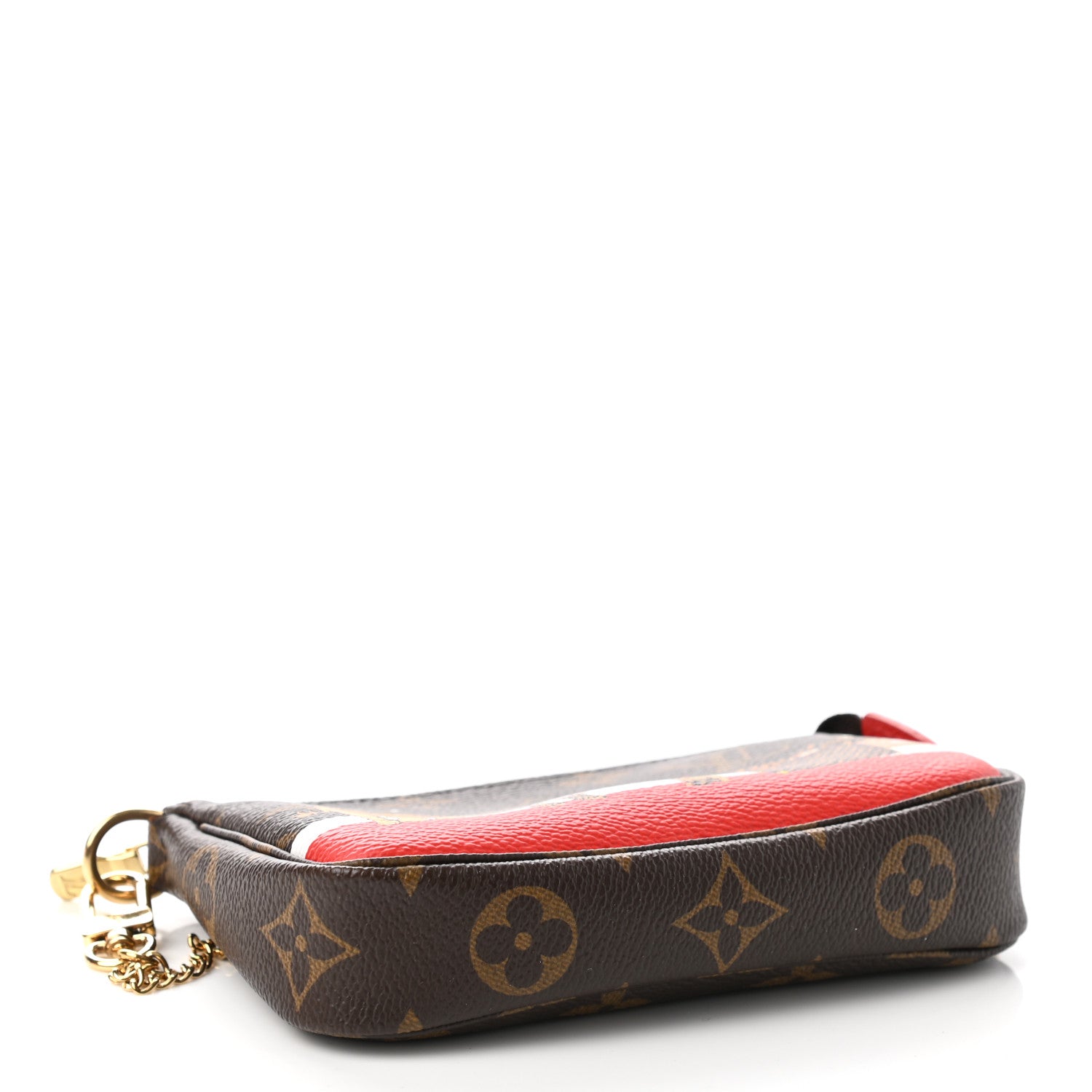 Louis Vuitton Monogram 2018 Christmas Animation Mini Cats Pochette Accessories 4 of 8