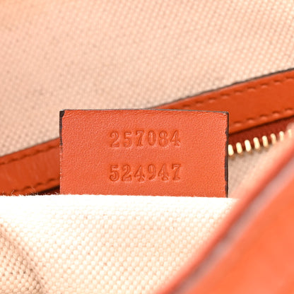 Gucci Monogram Vintage Web Medium Hobo Orange 7 of 10