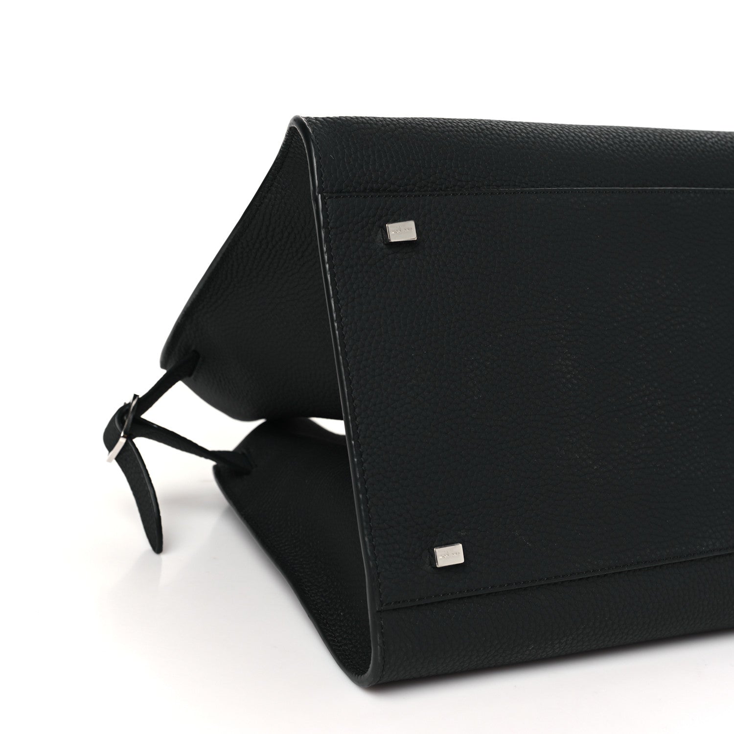 The Row Matte Grained Calfskin Soft Margaux 15 Black 8 of 9