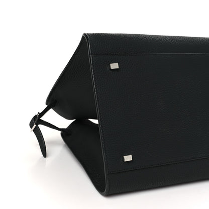 The Row Matte Grained Calfskin Soft Margaux 15 Black 8 of 9