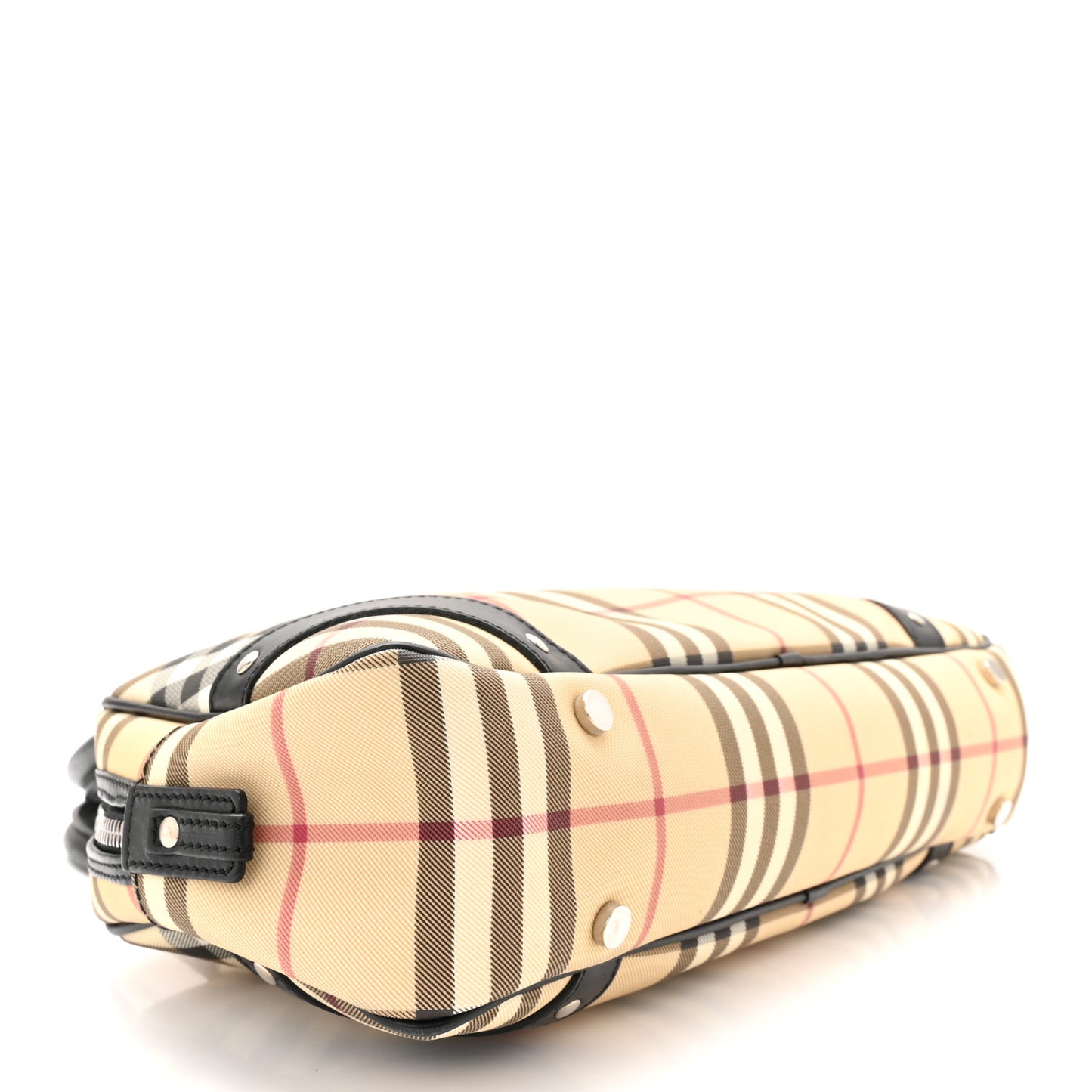 House Check Studded Bowler Black