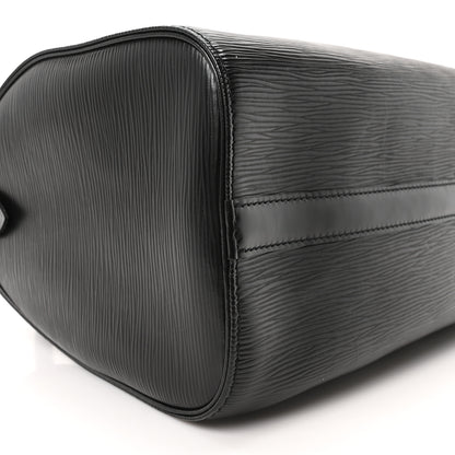 Louis Vuitton Epi Speedy 25 Black 8 of 9