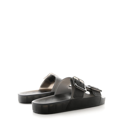 Balenciaga Technical Polyurethane Mallorca Slide Sandals 37 Black 4 of 8