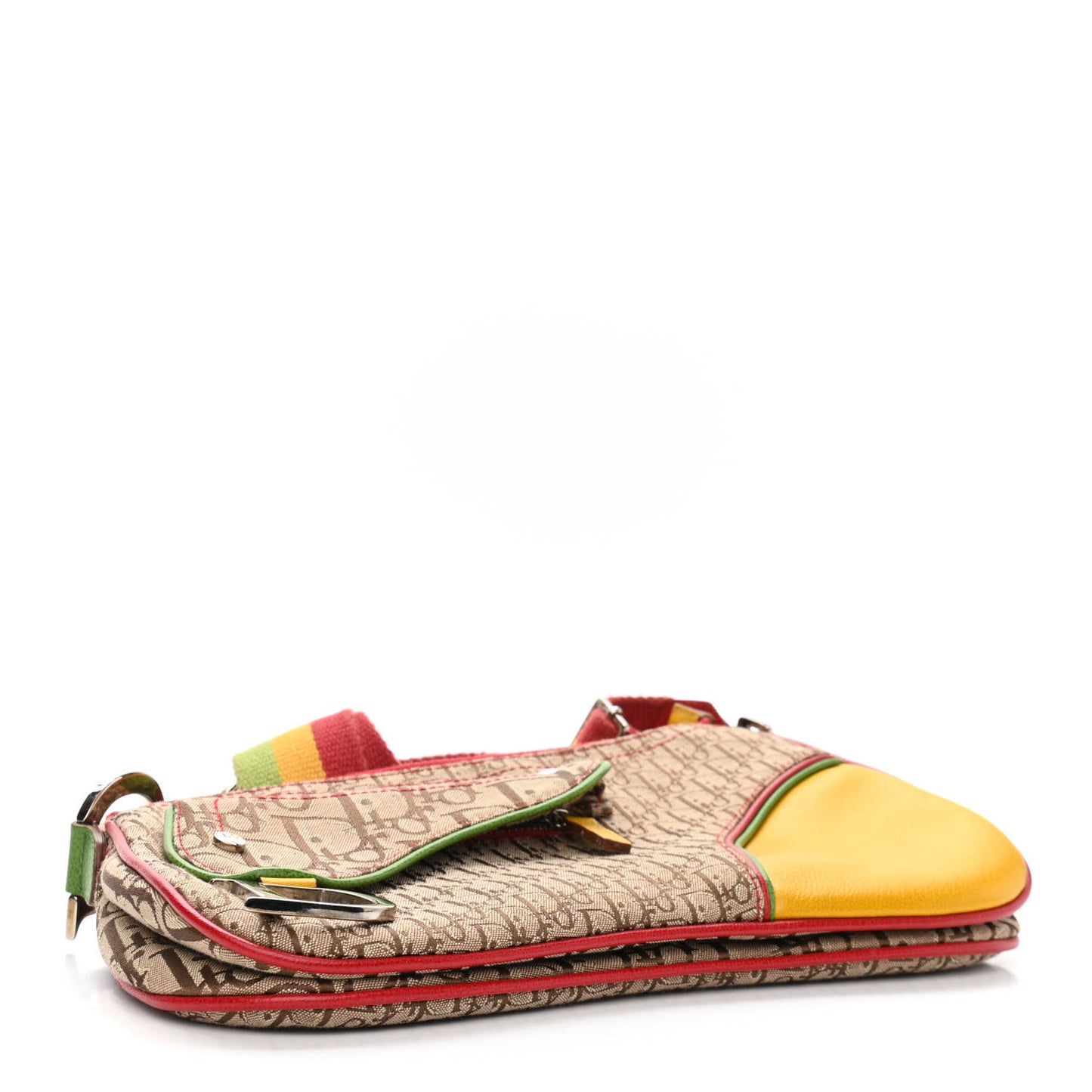 Monogram Rasta Double Saddle Beige
