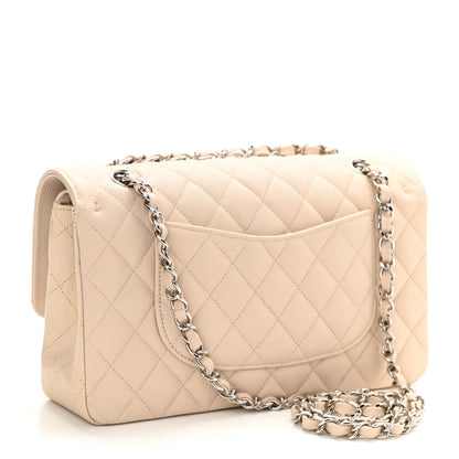 Chanel Caviar Quilted Medium Double Flap Light Beige 3 of 10