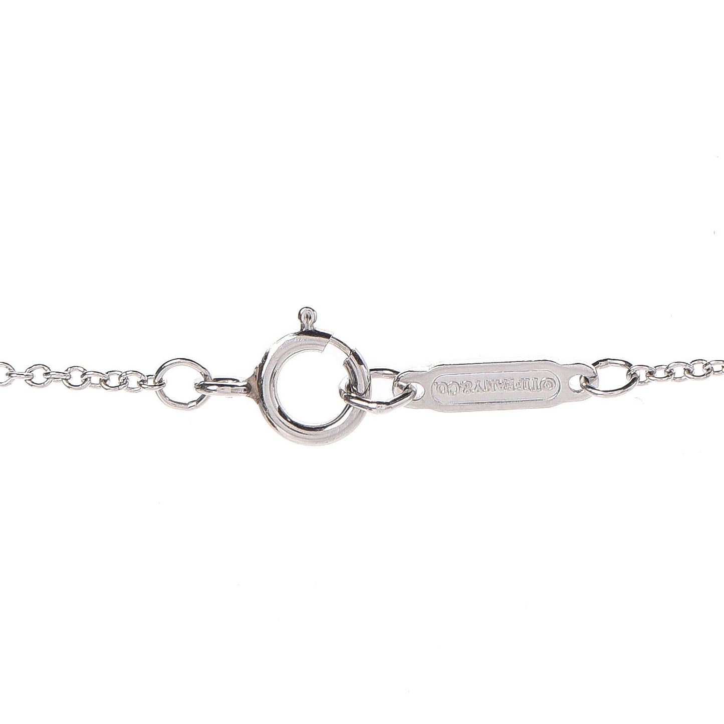 Platinum Diamond .41ct Fleur De Lis Key Pendant Necklace